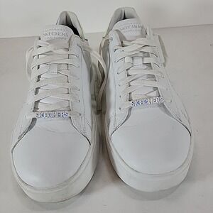 Skechers Magical Dream White Court Shoes Women's Size 9.5 Iridescent Heels